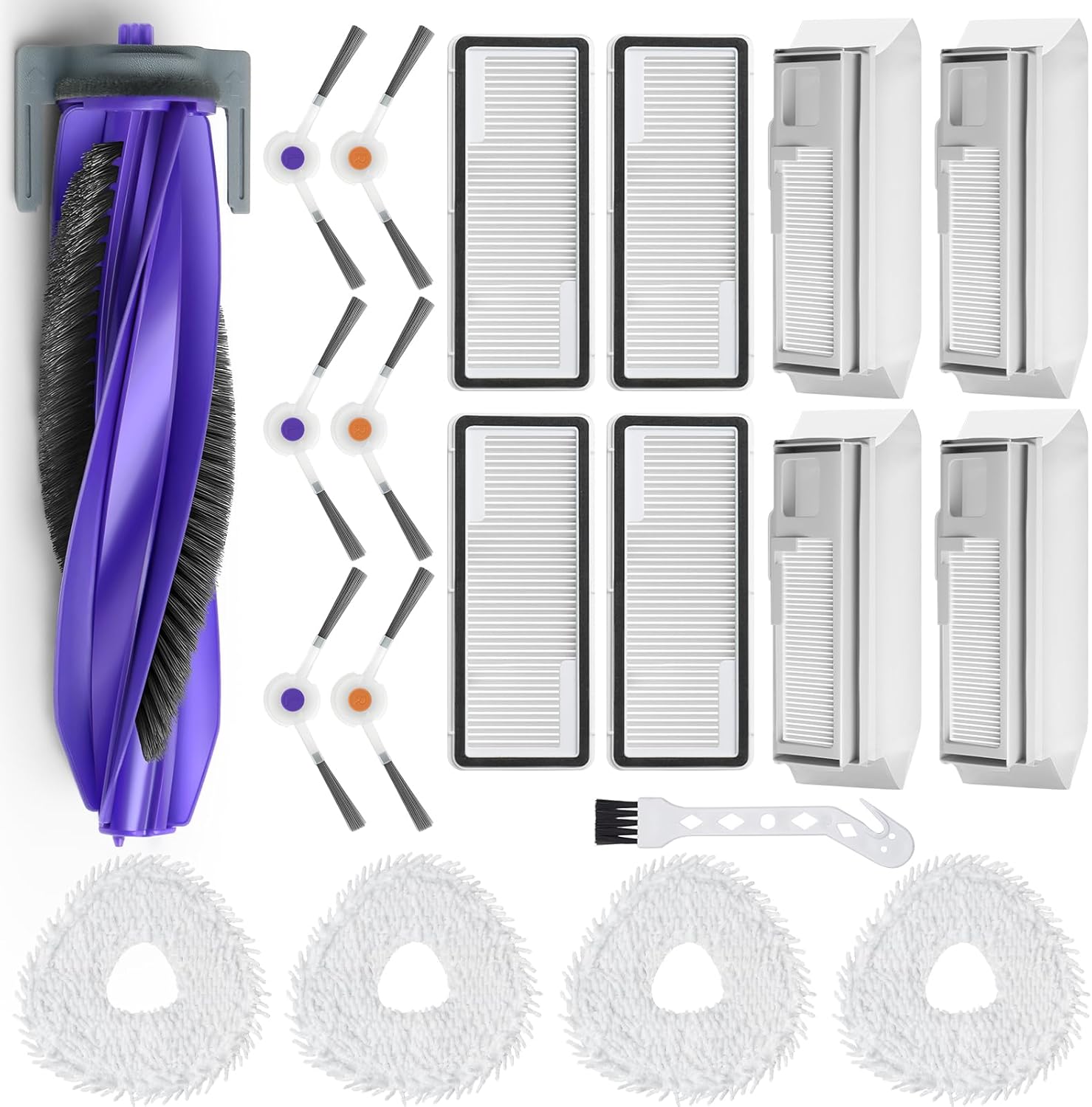 20Pcs Replacement Parts for Narwal Freo X Ultra Robot Vacuum Cleaner