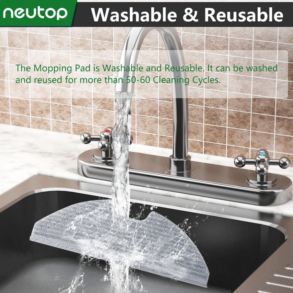 Neutop Replacement Washable Mopping Cloths 6-Pack