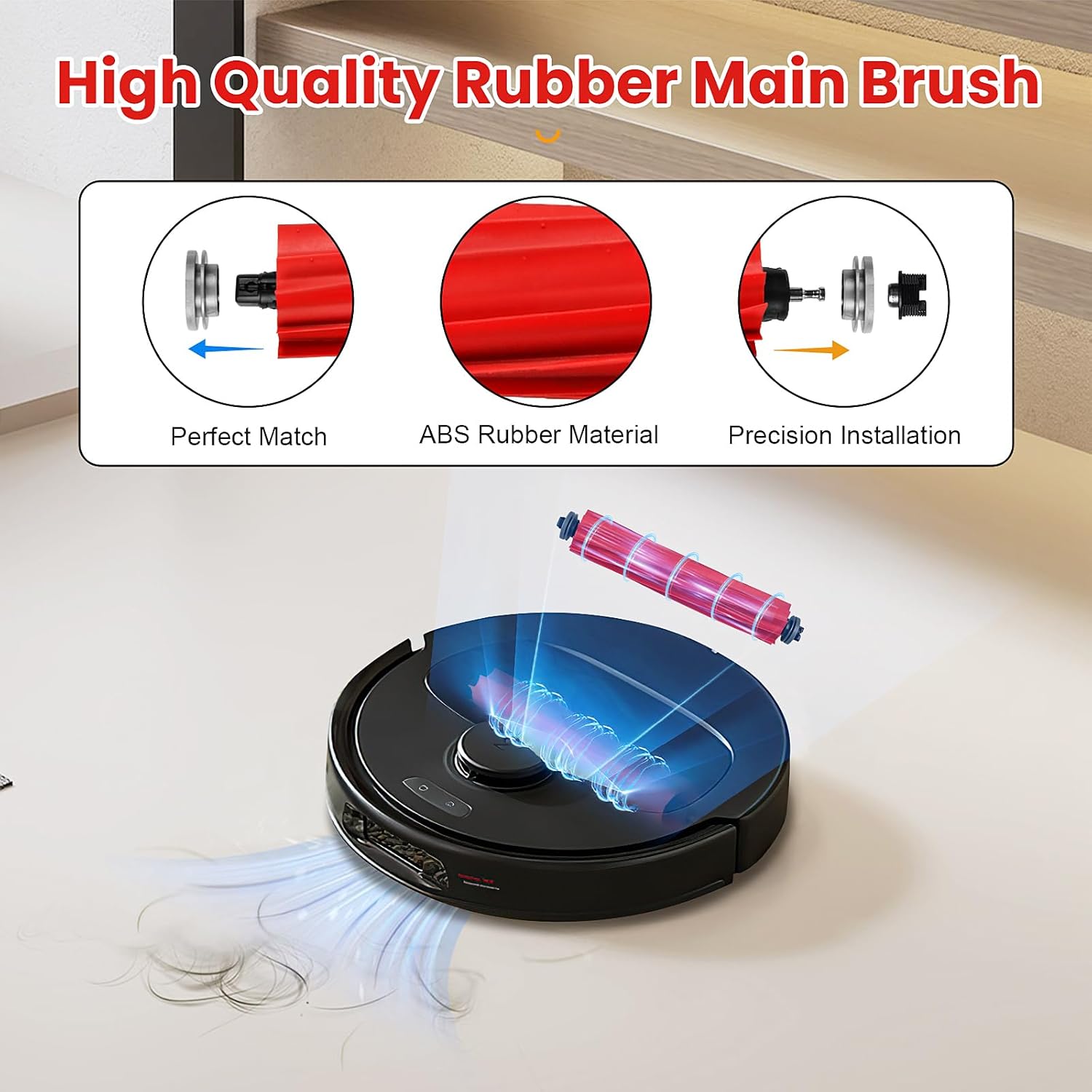 22 Pack Replacement Accessories for Roborock Qrevo Robot Vacuum Cleaner