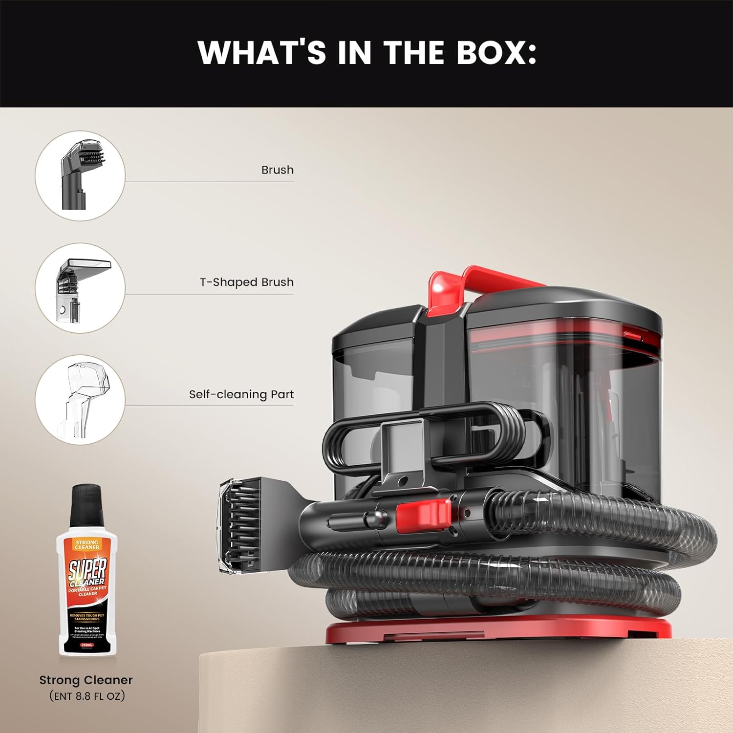 NIQULIT Portable Carpet Upholstery Cleaner Machine
