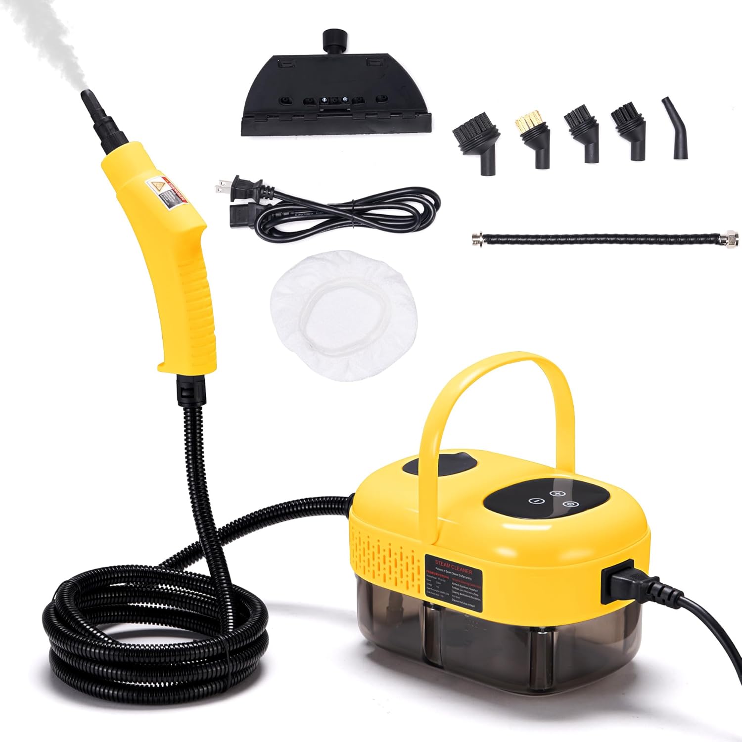 Spurgehom Handheld Steam Cleaner High Temp Multiuse