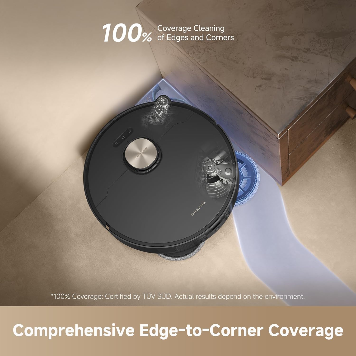 DREAME L50 Ultra Robot Vacuum Mop Black with Auto-Empty