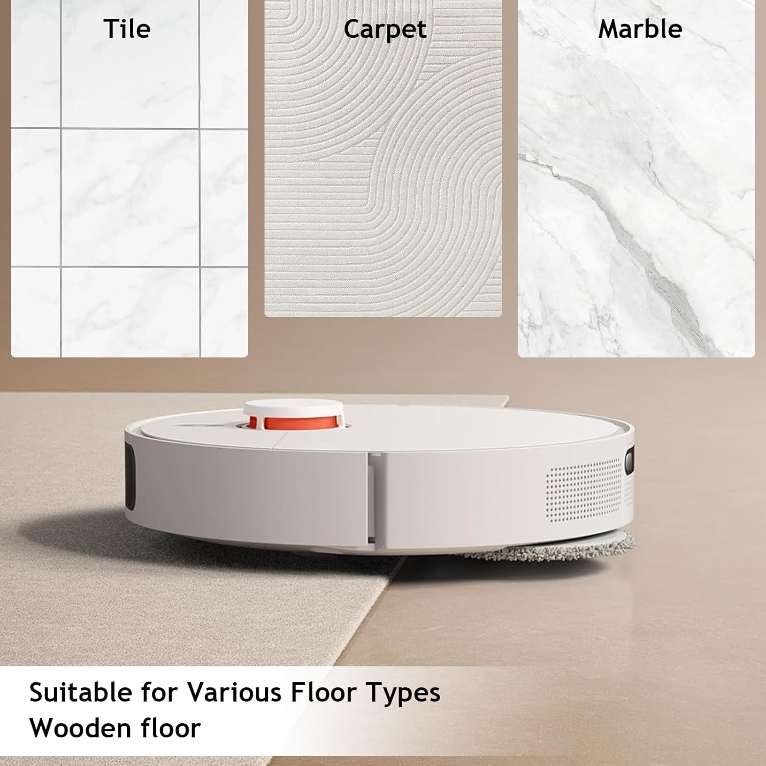 DianSung Mop Cloths with Replacement Holder for Dreame Robot Vacuums