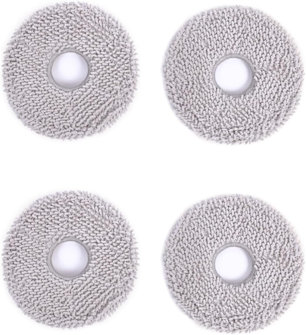 ECOVACS Washable Mopping Pads 4 Pack - Gray