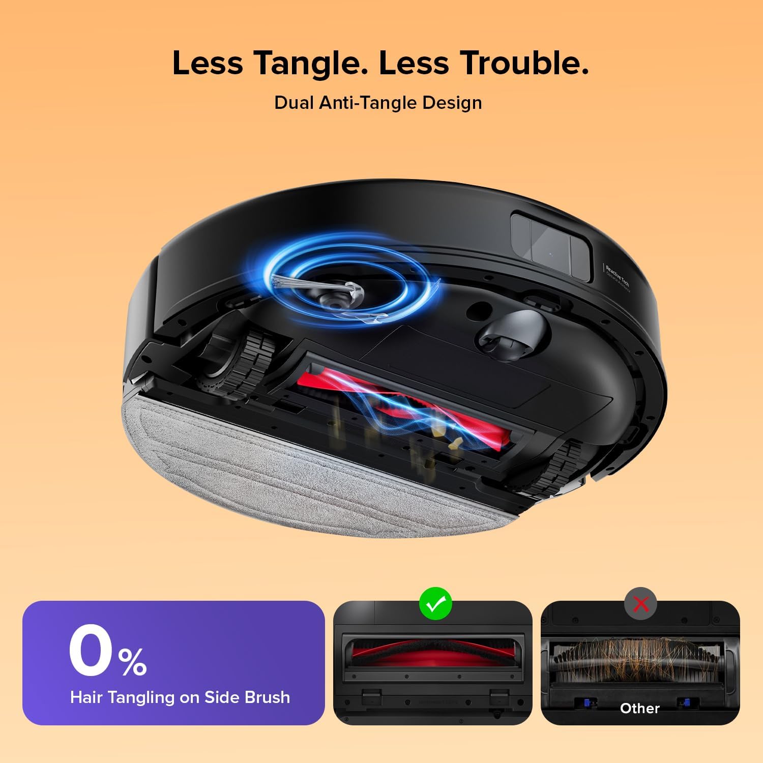 Roborock Q10 S5 Robot Vacuum and Mop Cleaner Black