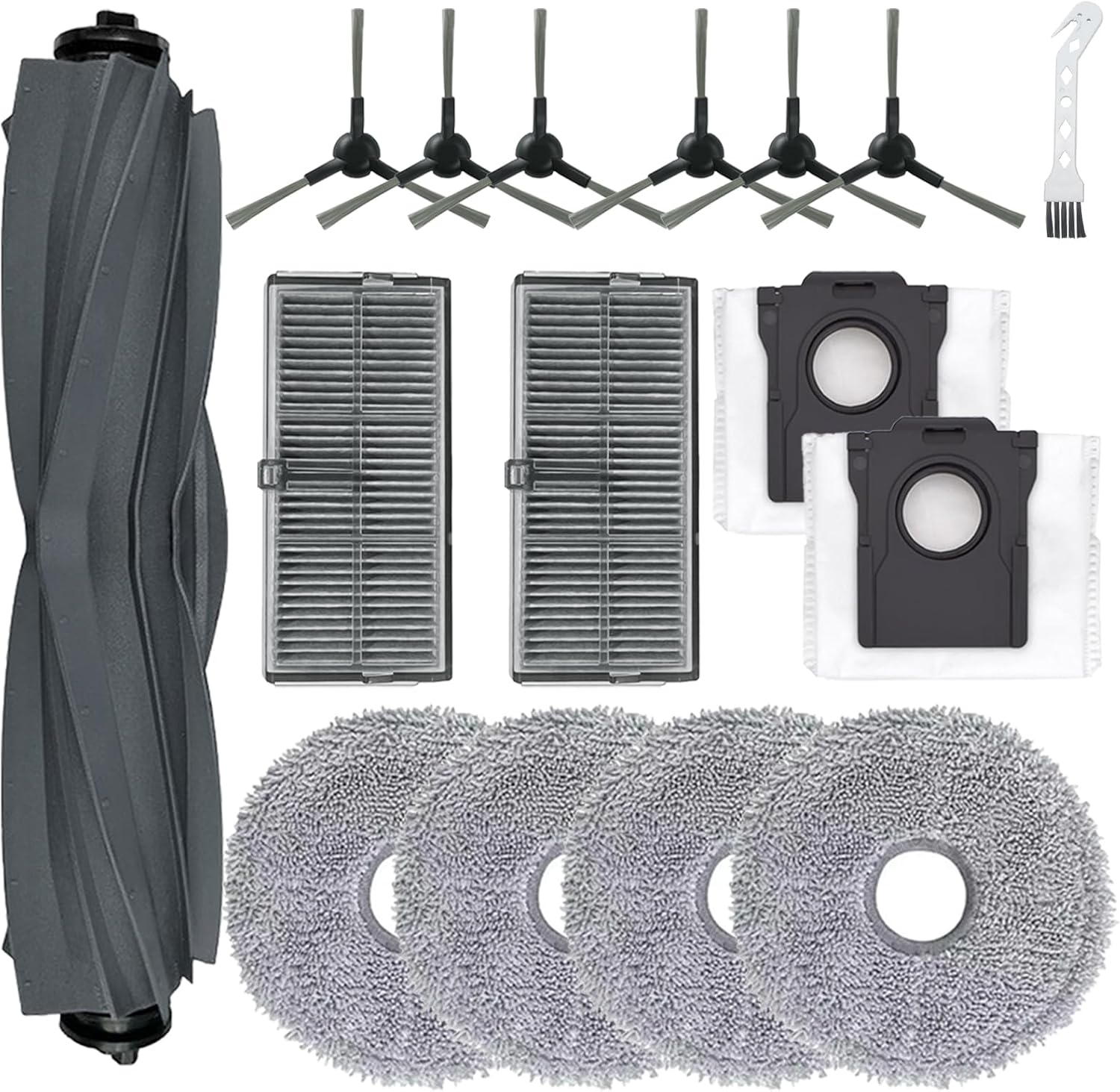 16 Pcs Replacement Parts Kit for Dreame Mova E30 Ultra Vacuum