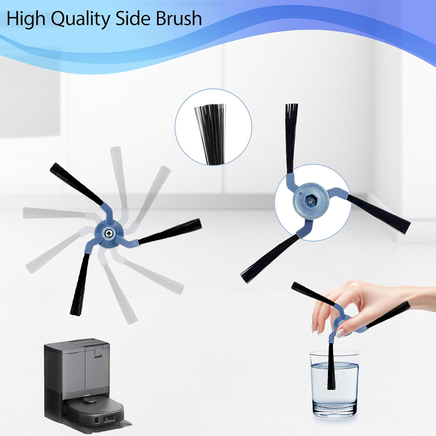 24 Pack Replacement Parts for Eufy X10 Pro Omni Vacuum