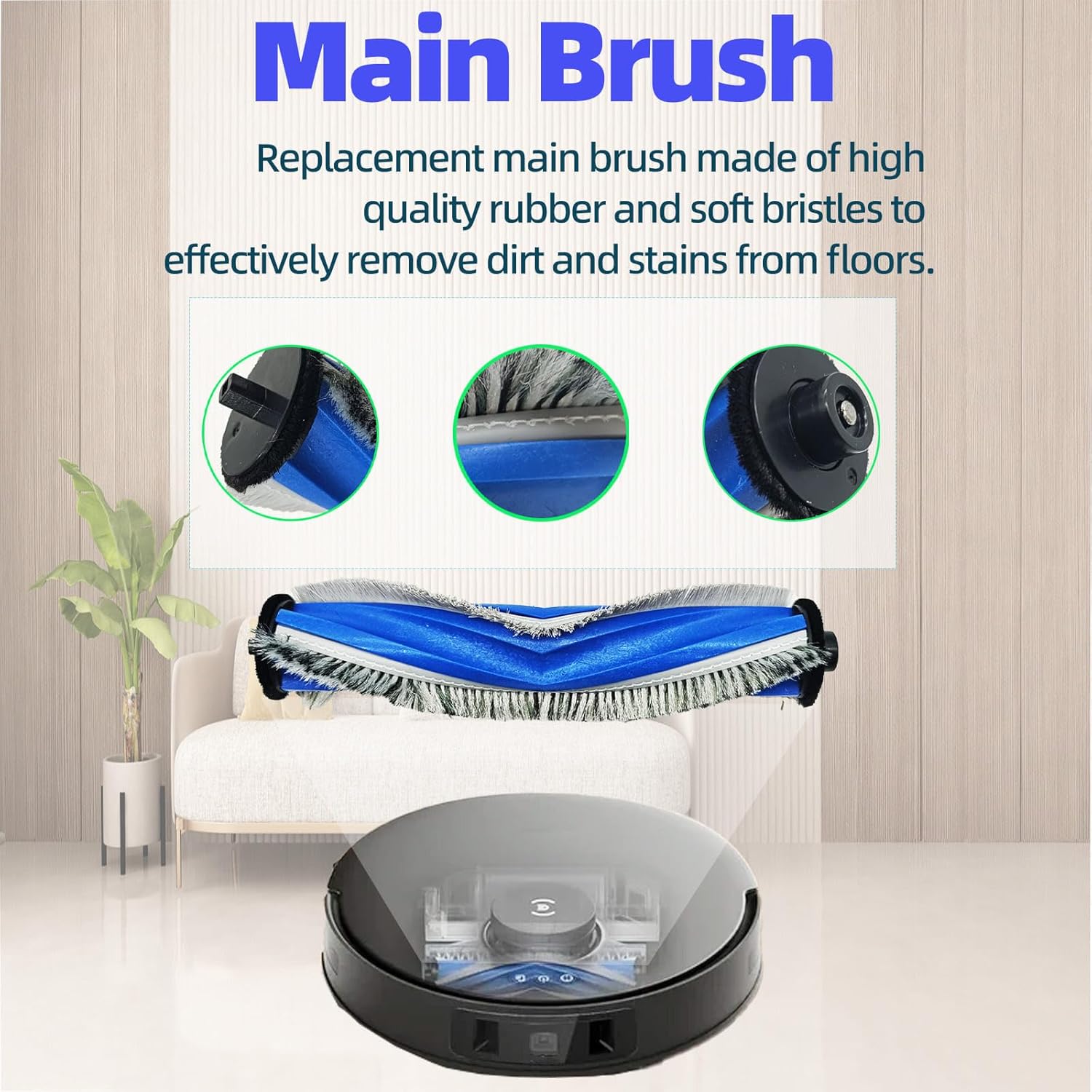 Yujinru Replacement Parts Kit for ECOVACS DEEBOT T30S and Yeedi M12 PRO