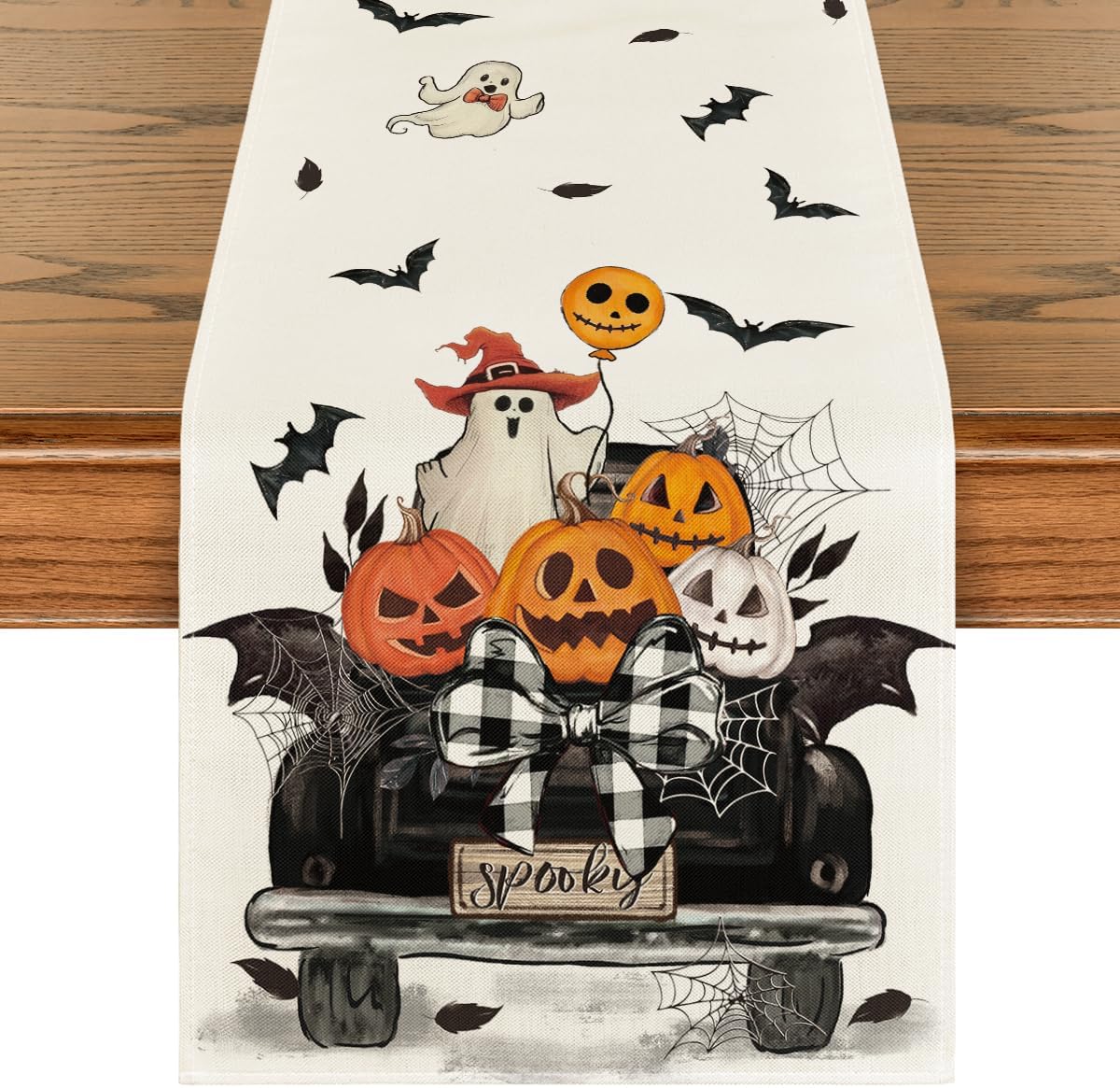 Artoid Mode Halloween Table Runner 13x72 Inch 1