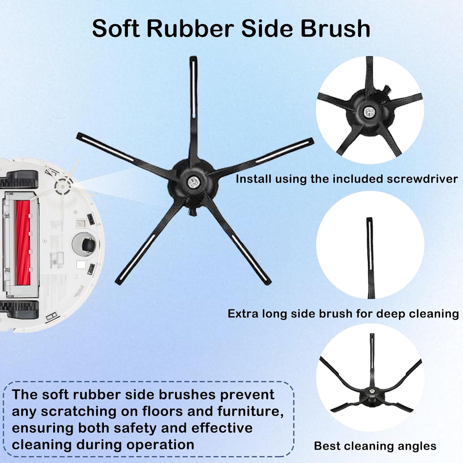 21 Pcs Roborock Q7 Q7 Max Vacuum Parts Replacement Kit