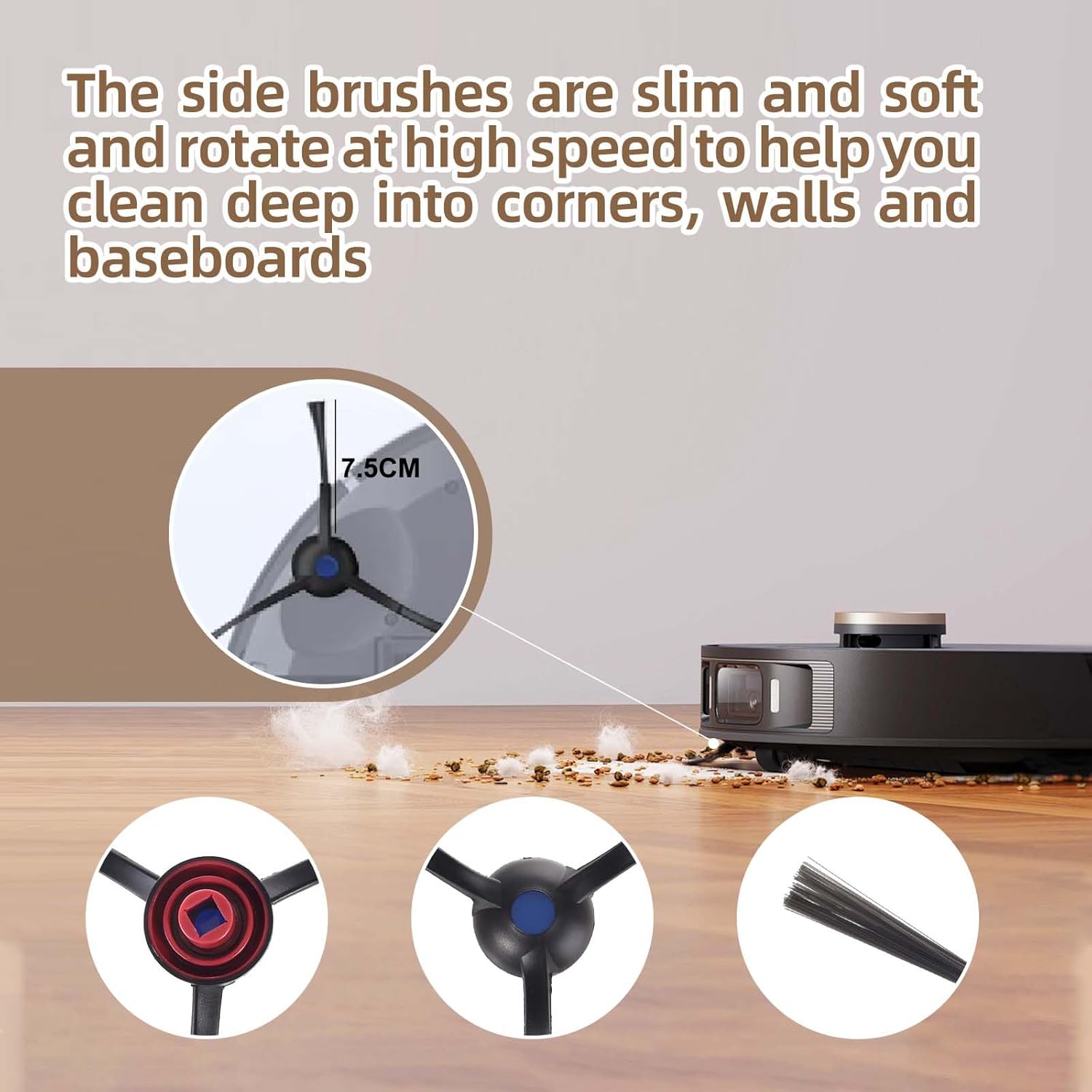 Estelife Replacement Parts for Ecovacs Deebot N30 Omni