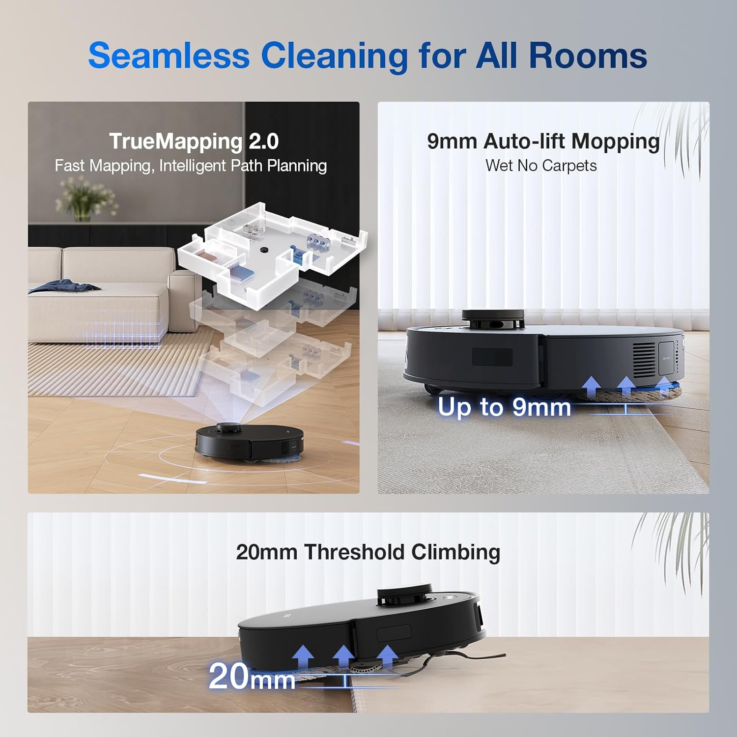 ECOVACS DEEBOT T30S AI Robot Vacuum Cleaner