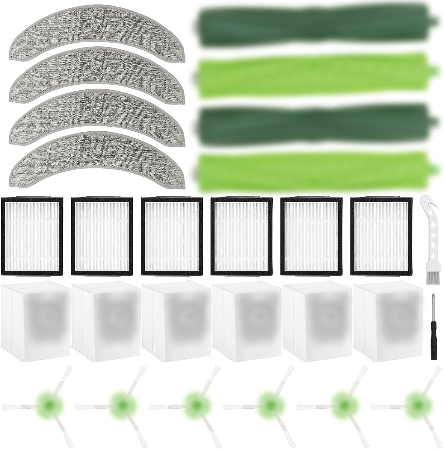 24 Pack Replacement Parts for iRobot Roomba Combo J7 Plus