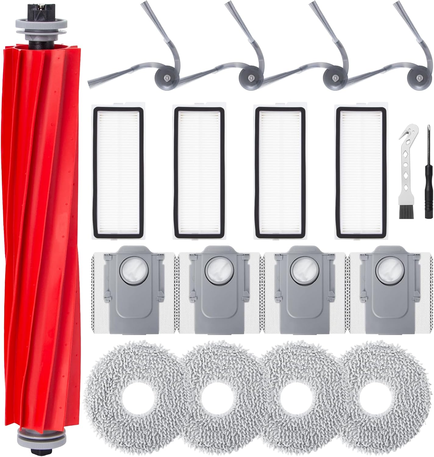 Jegehoyo Roborock QV35A QR798 QV35S Replacement Accessories Kit