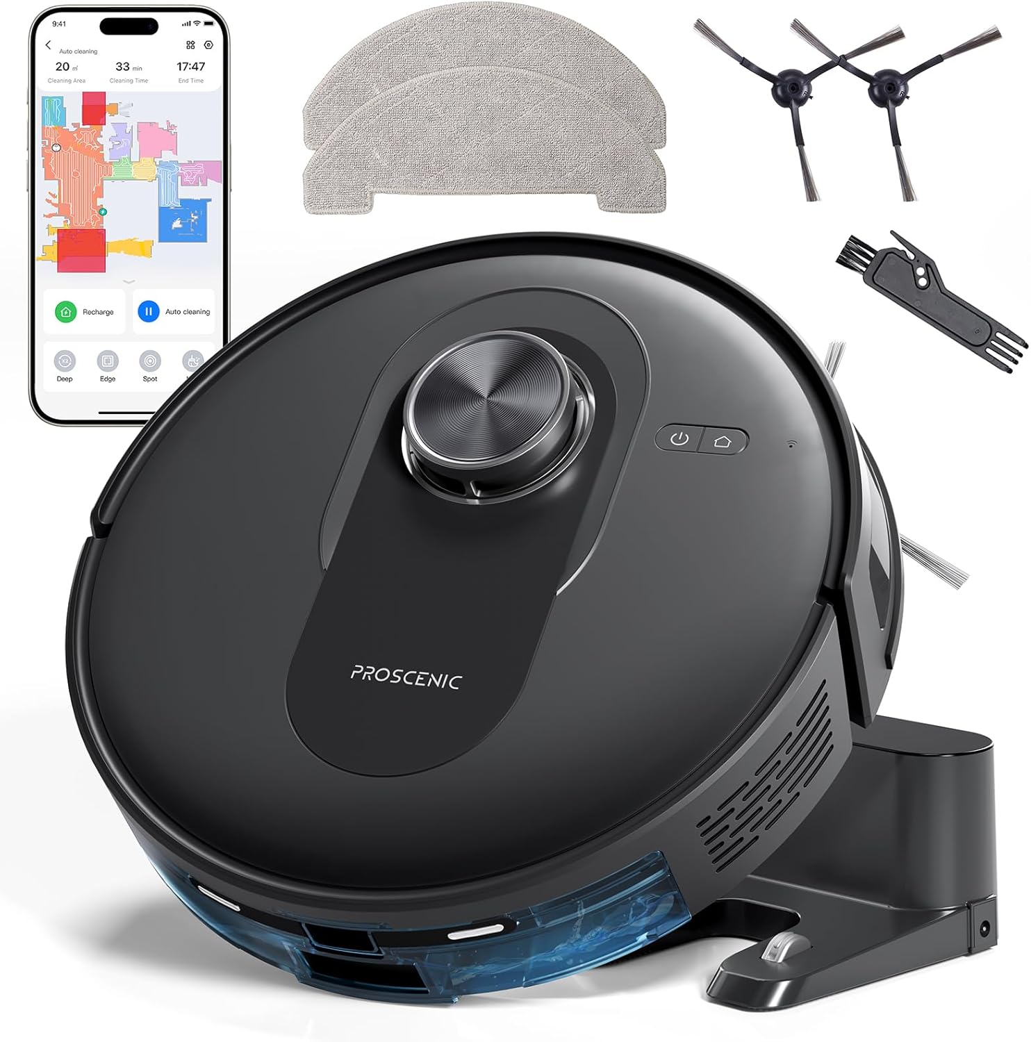 Proscenic Q8 Robot Vacuum Cleaner with Mop