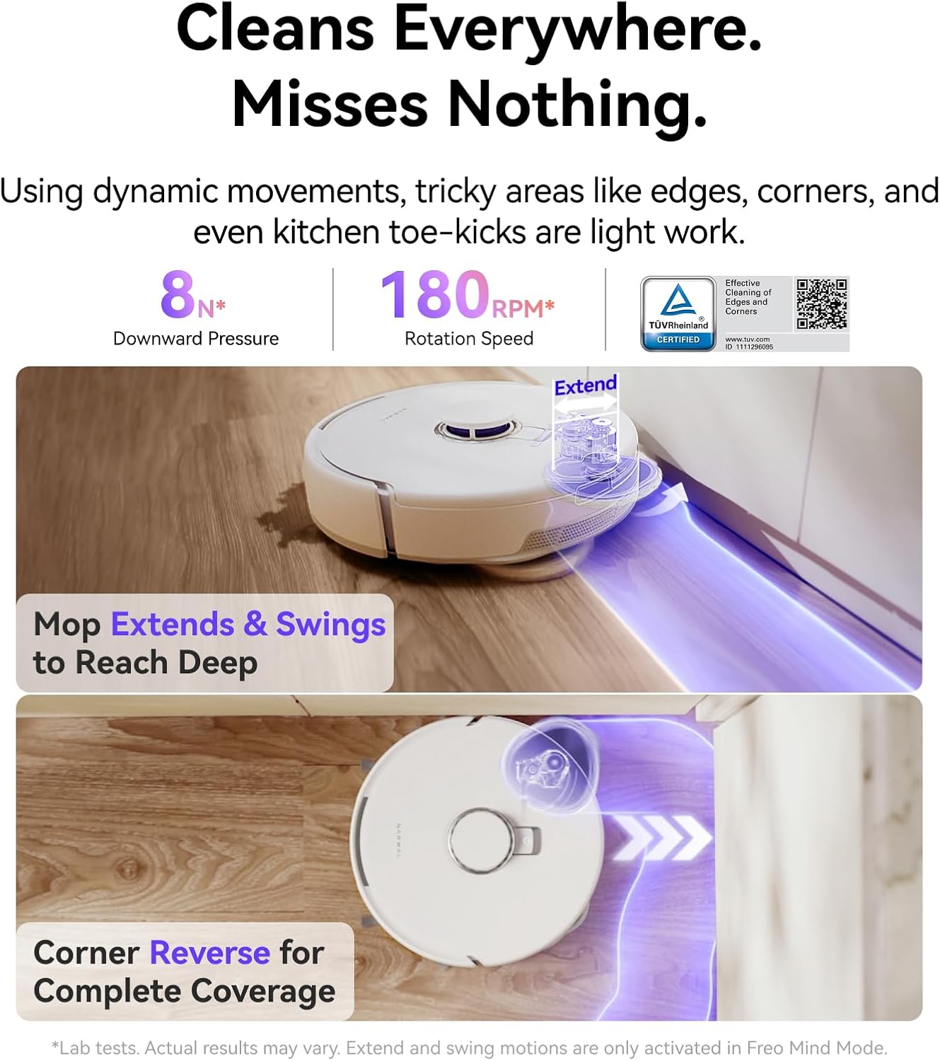 NARWAL Freo Z10 Robot Vacuum and Mop Combo