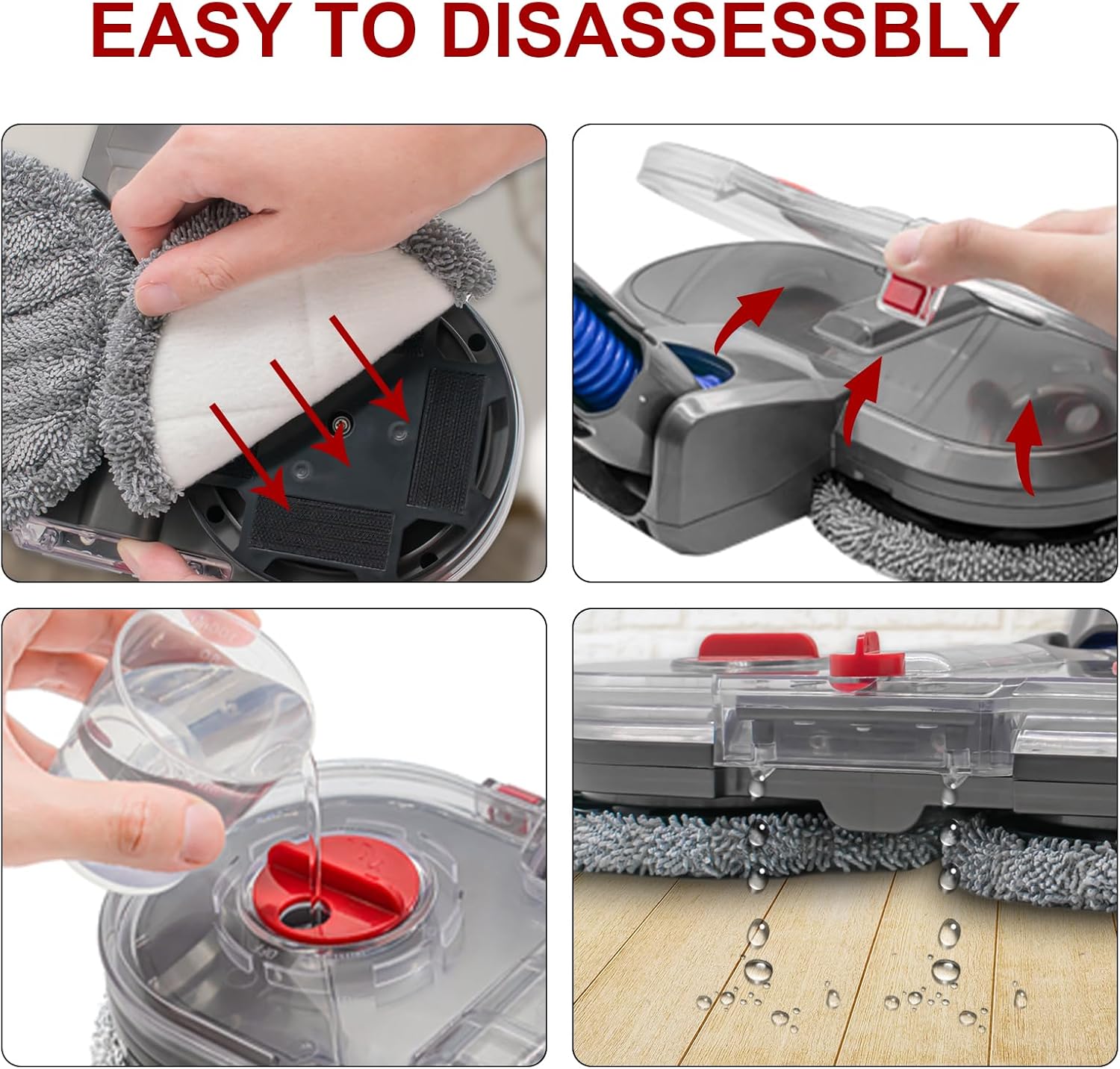 Garbage Fighter Mop Head for Dyson V7 V8 V10 V11 V15 Vacuum