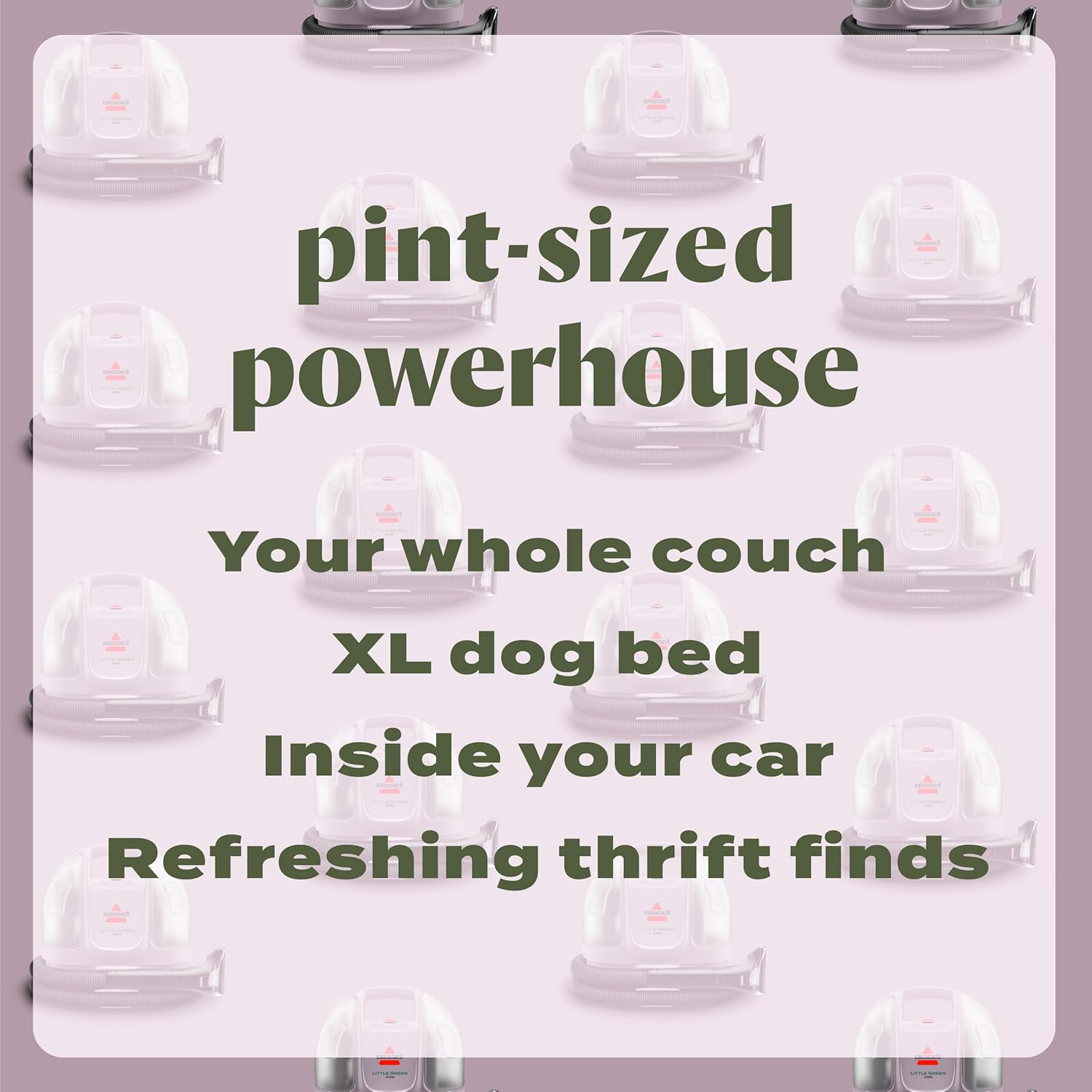 Bissell Little Green Mini Deep Cleaner Dusk Pink