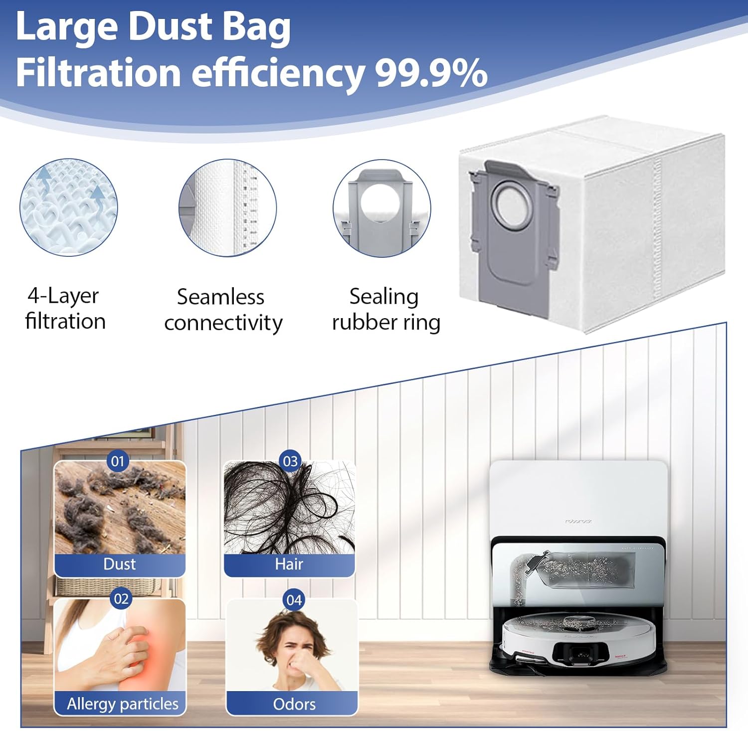 Roborock S8 MaxV Ultra Vacuum Accessory Kit