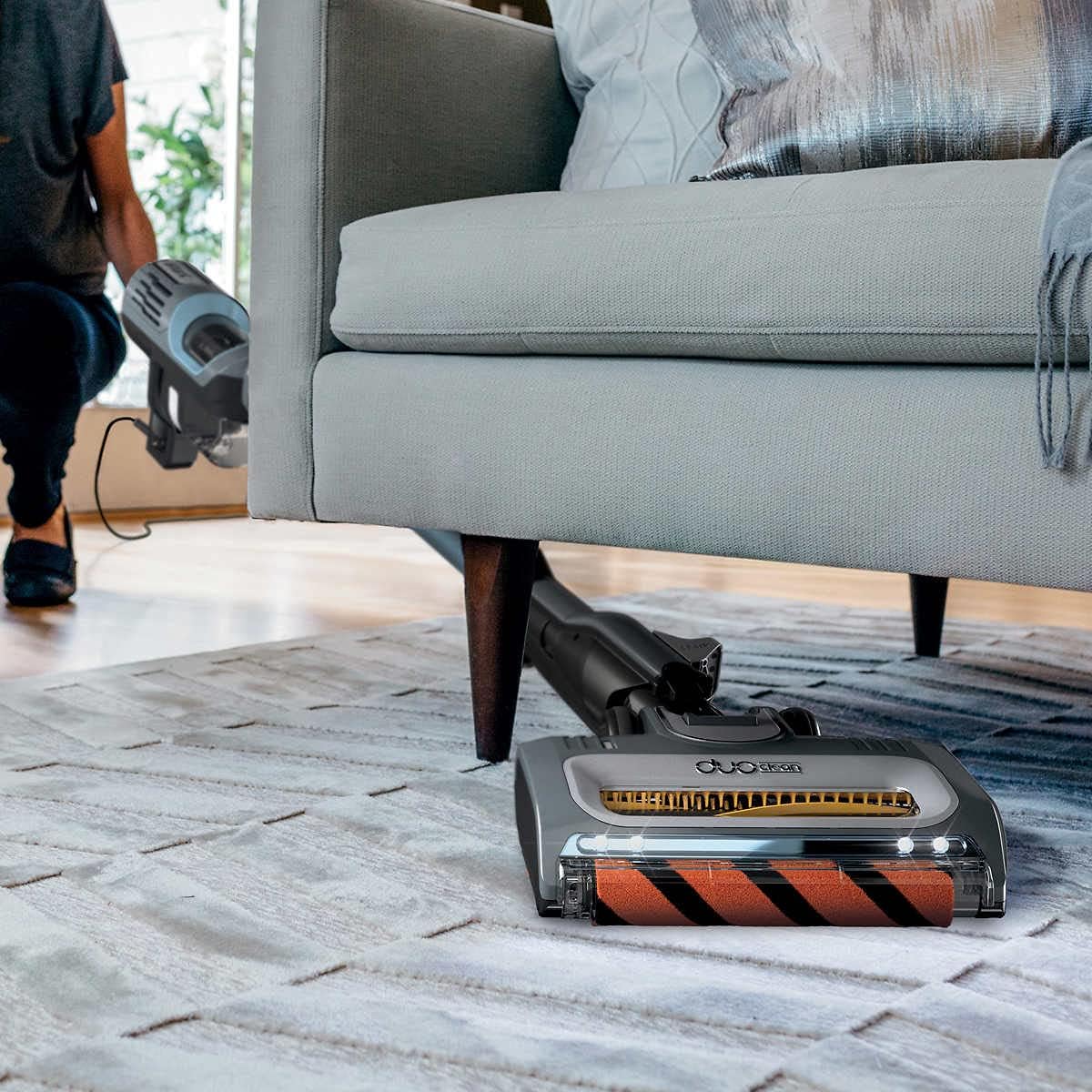 Shark UV580 Stick Vacuum with DuoClean and Self-Cleaning Brushroll