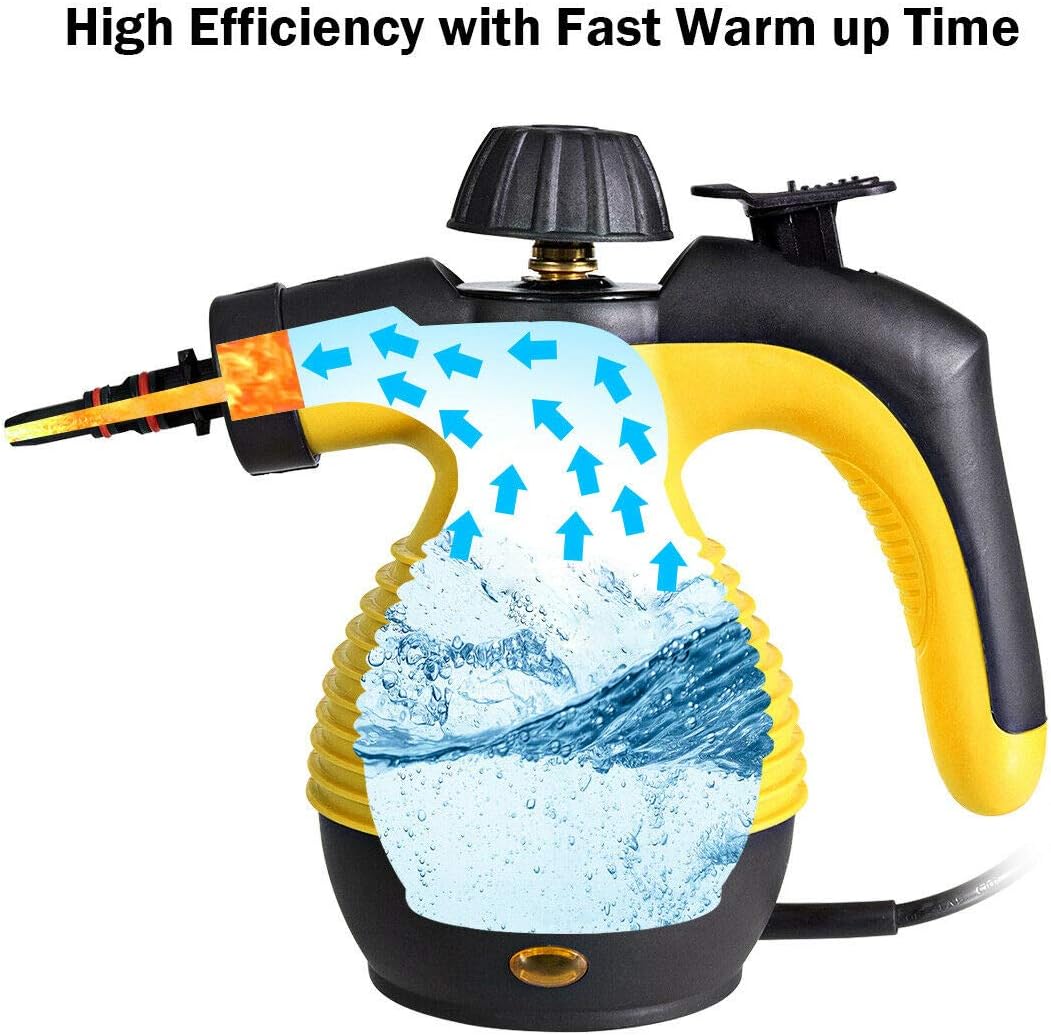 Goplus 1050W Handheld Steam Cleaner with Attachments