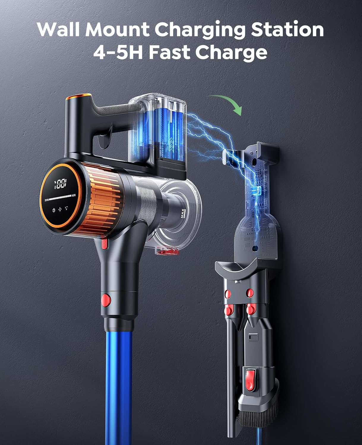 SunSare Cordless Vacuum Cleaner X9 45Kpa 550W 60Mins