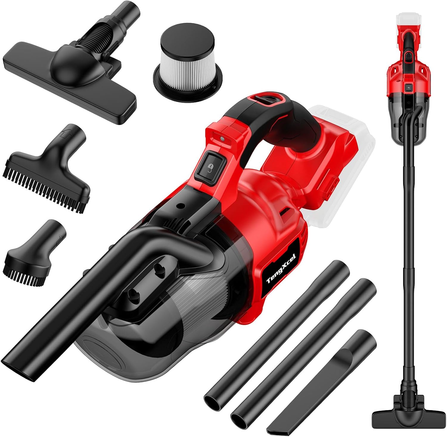 TengXcel Cordless Vacuum for Milwaukee 18V Battery