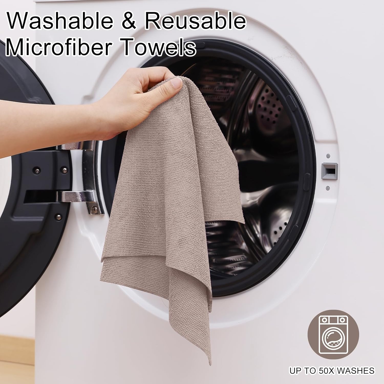 Homaxy Tear Away Dish Cloths Rolls 40 Sheets