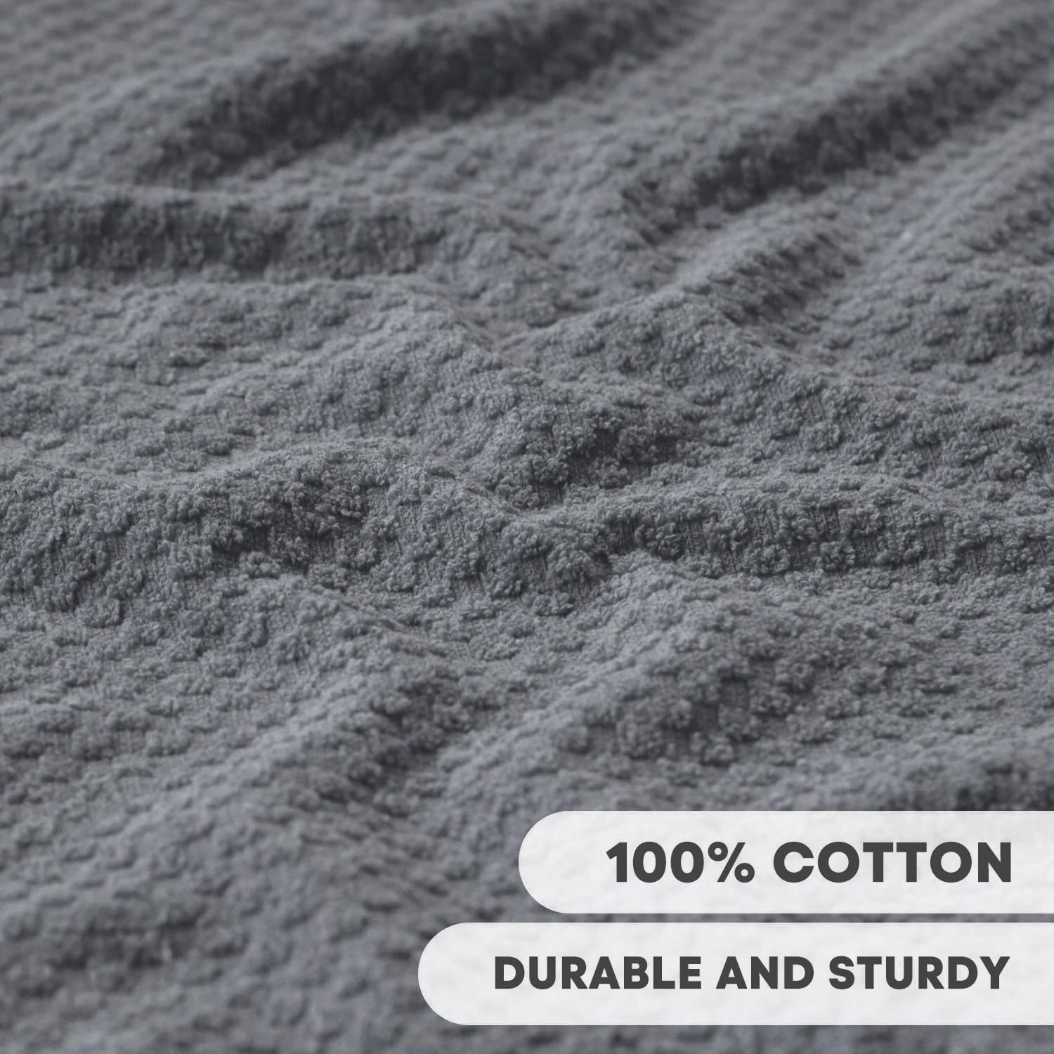 Artoid Mode 12x12 Inch Cotton Dishcloth Set of 4