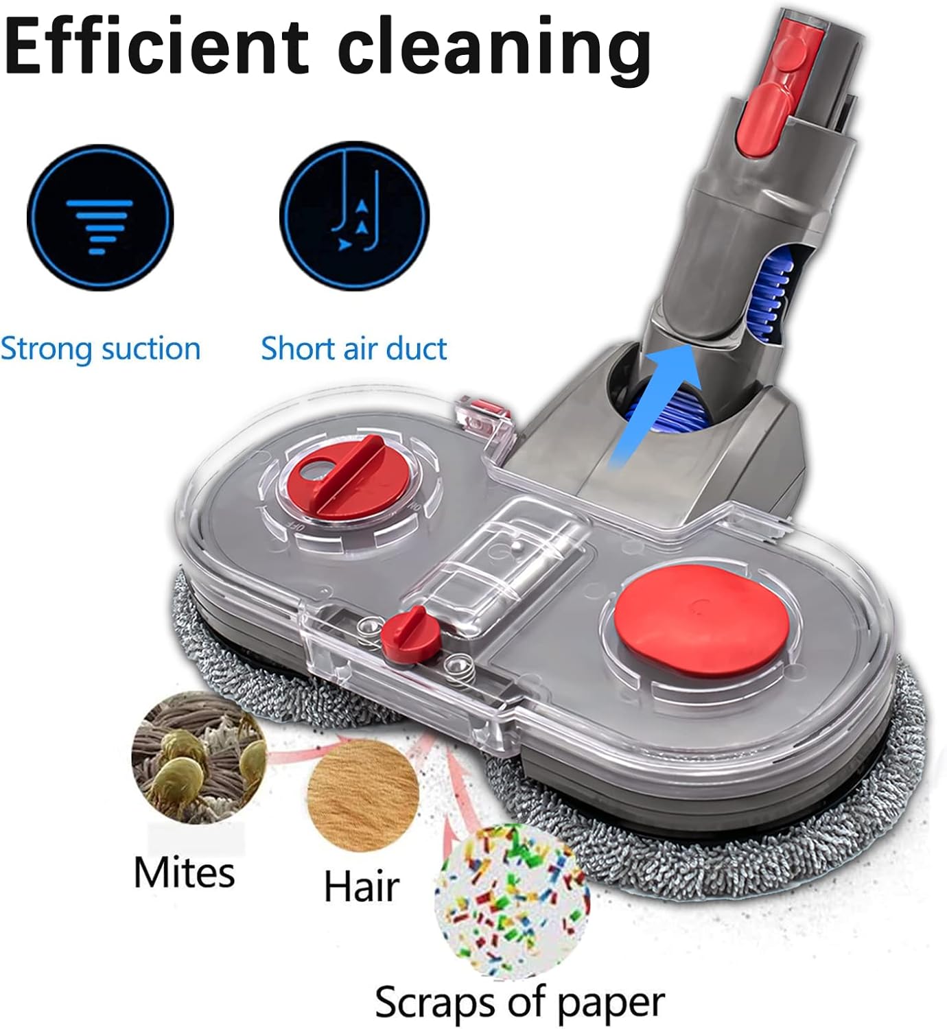 Garbage Fighter Mop Head for Dyson V7 V8 V10 V11 V15 Vacuum