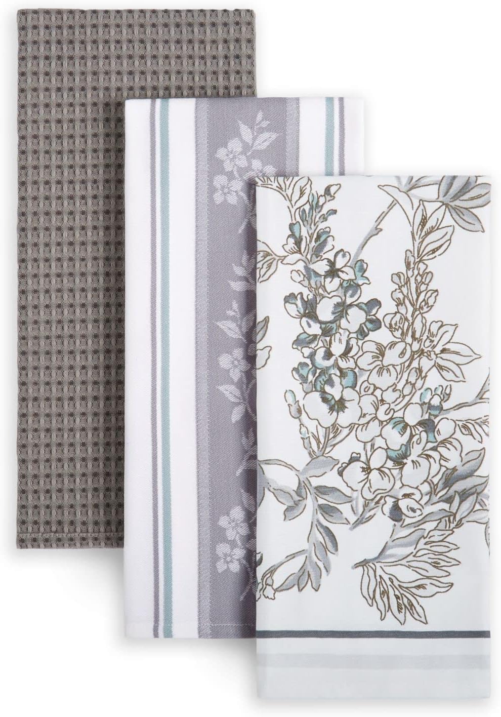 Martha Stewart Lint-Free Kitchen Towel 3-Pack Iris 18x28