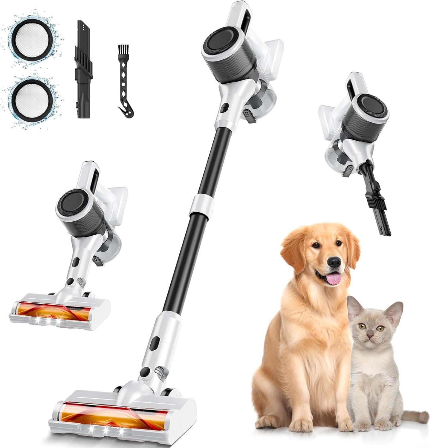 BSNAW Cordless Vacuum Cleaner 8-in-1 Stick