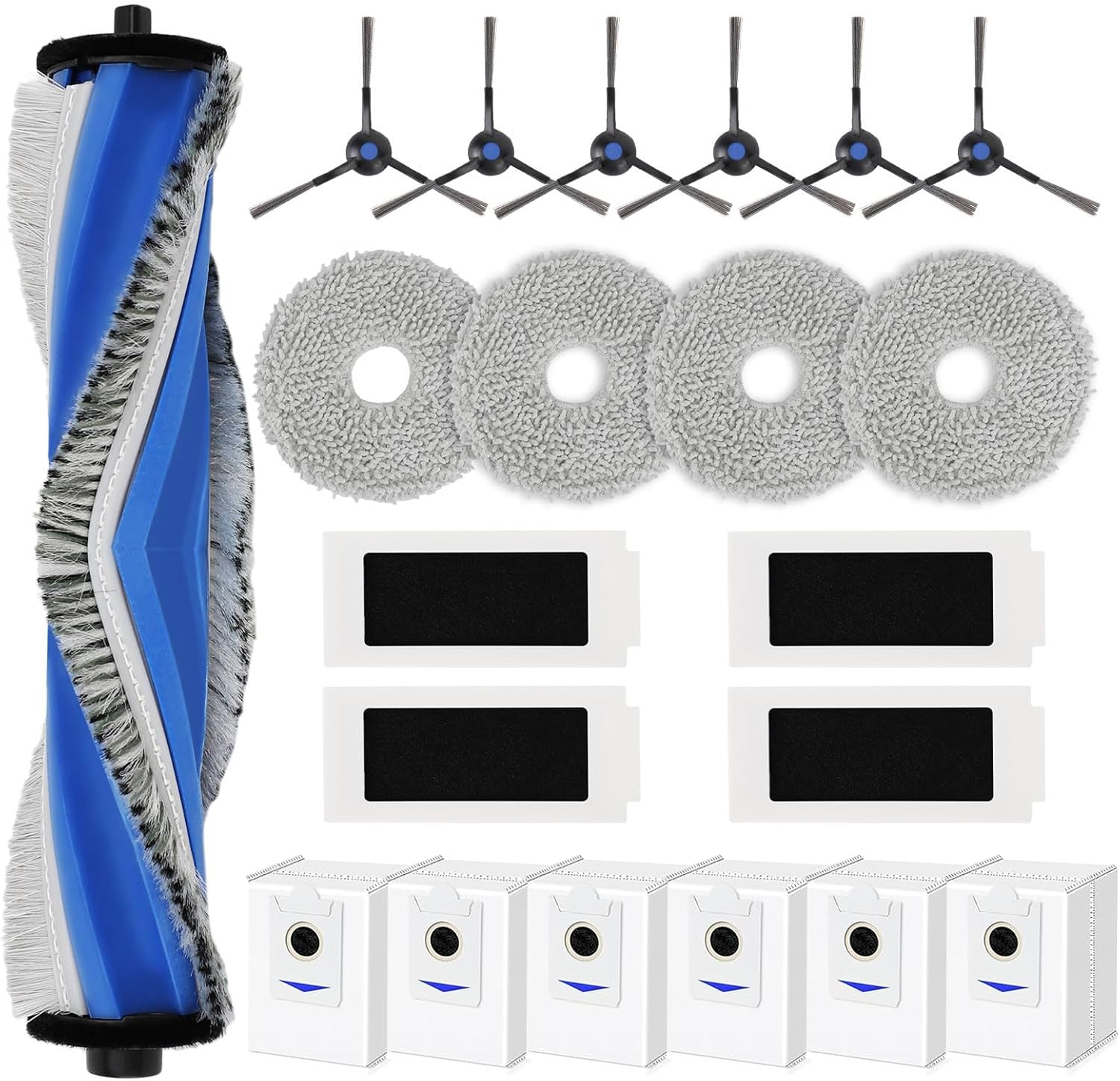 21 PCS Replacement Parts for ECOVACS DEEBOT T30S COMBO Vacuum Cleaner
