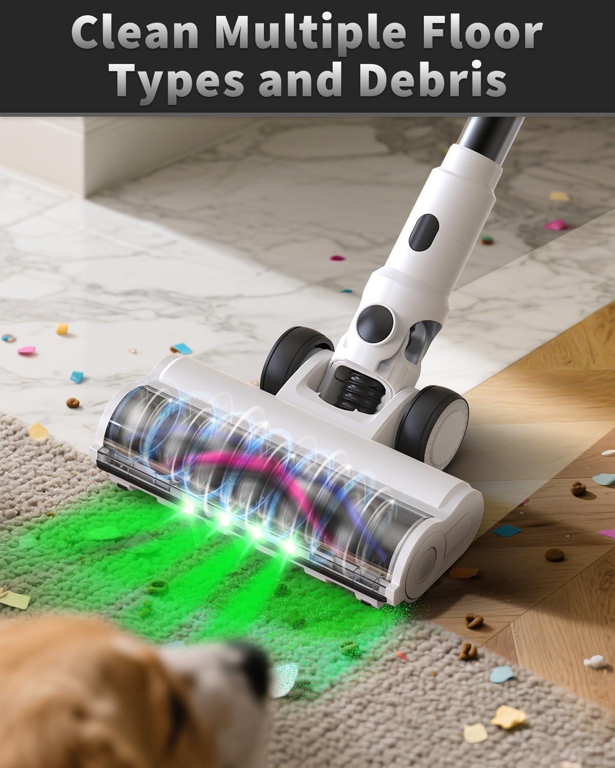 NuYupo Cordless Vacuum Cleaner with 2 Batteries