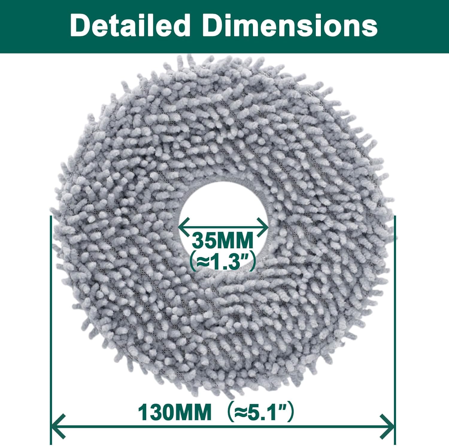 Robot Mop Pad Replacement for Roborock Q Revo 8 PCS