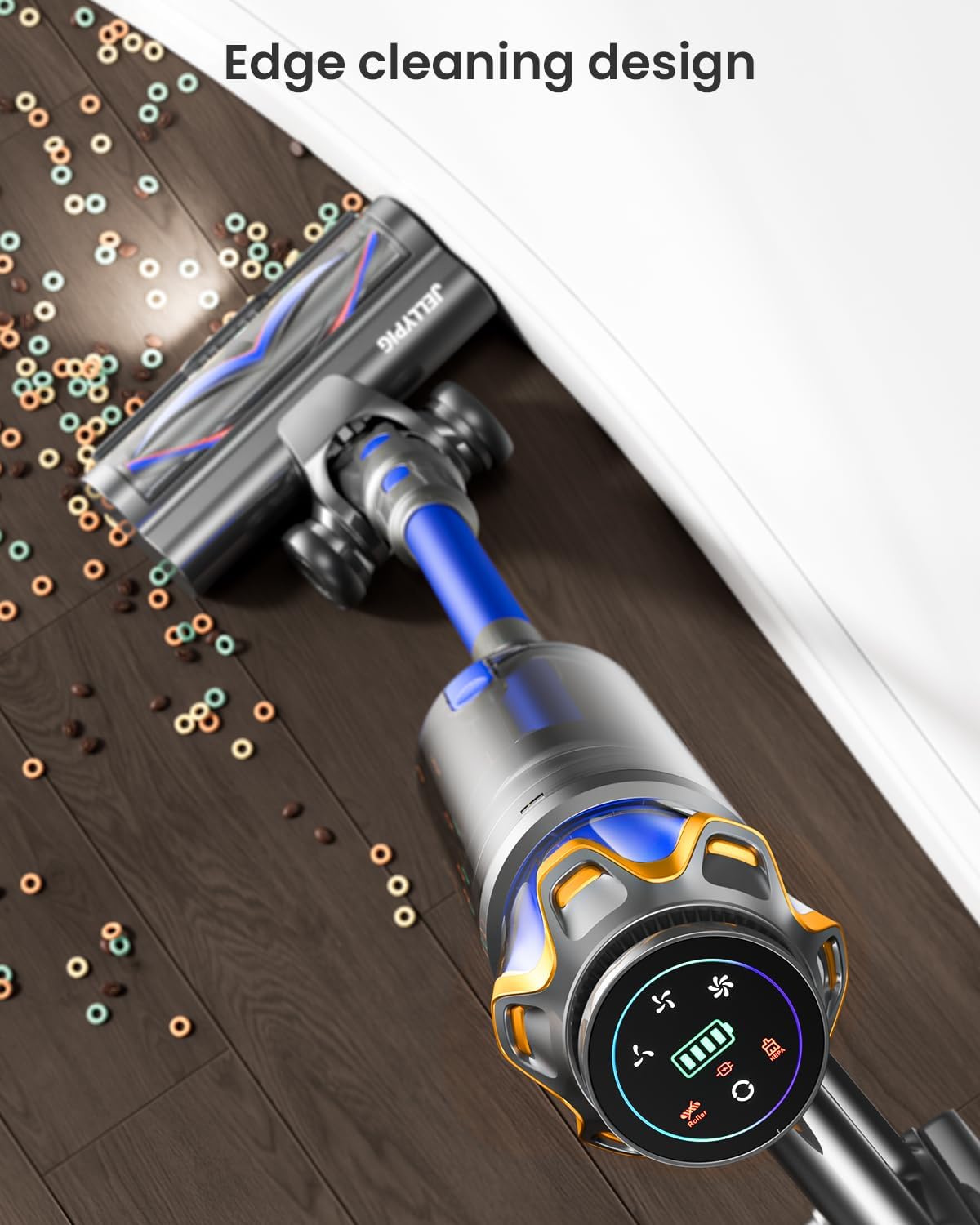 JELLYPIG Cordless Vacuum Cleaner 580W 48KPA 65Mins