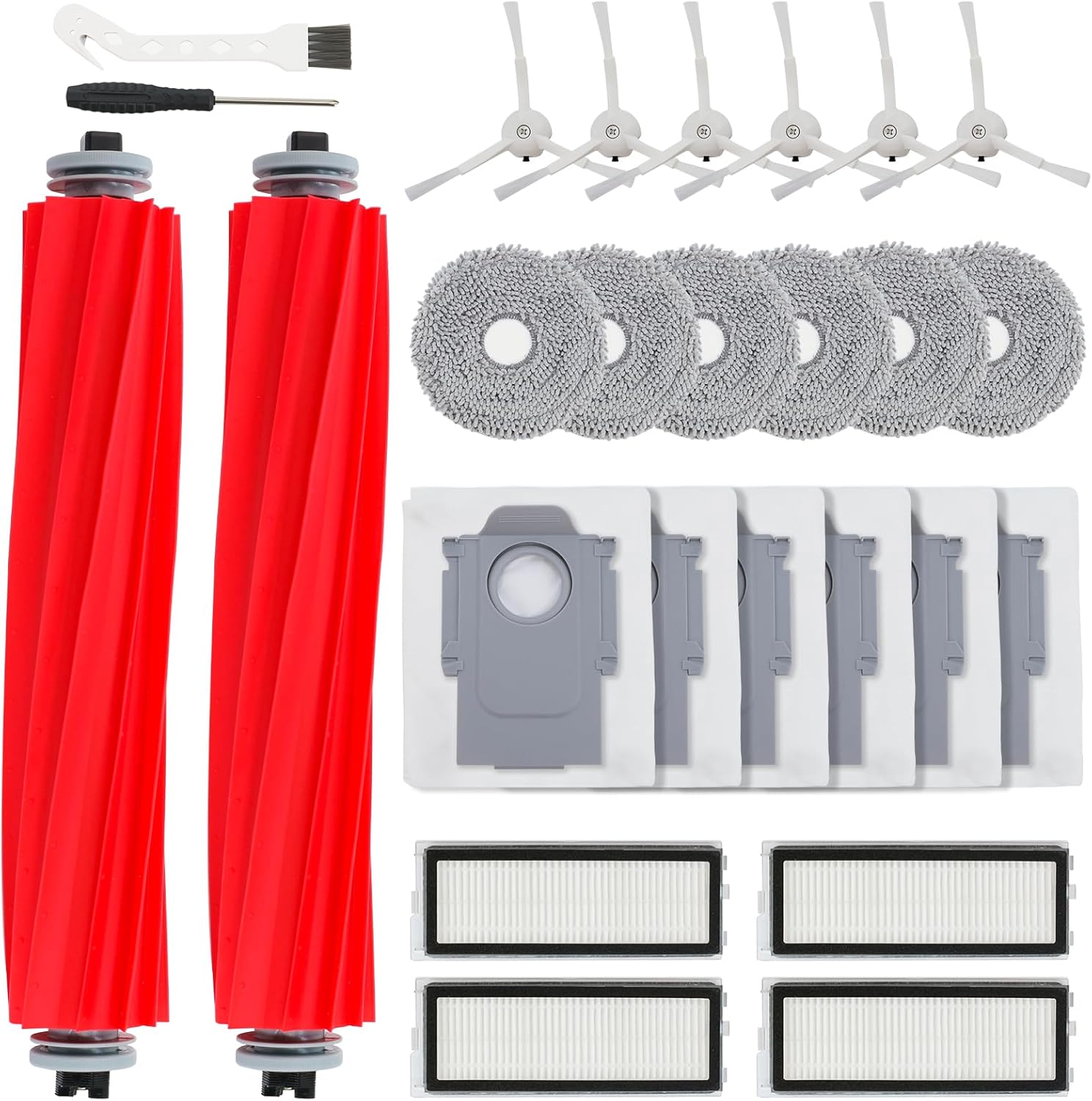 ERAVSOW 26 Piece Qrevo S Plus Pro MaxV Replacement Parts Kit
