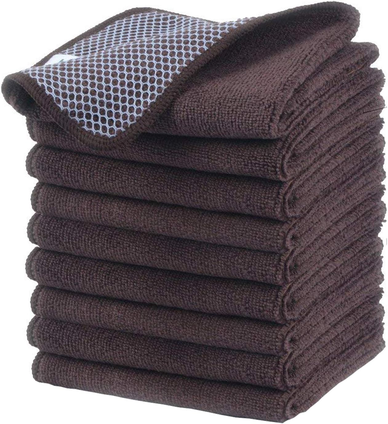 KinHwa Kitchen Washcloths with Poly Scrub Side