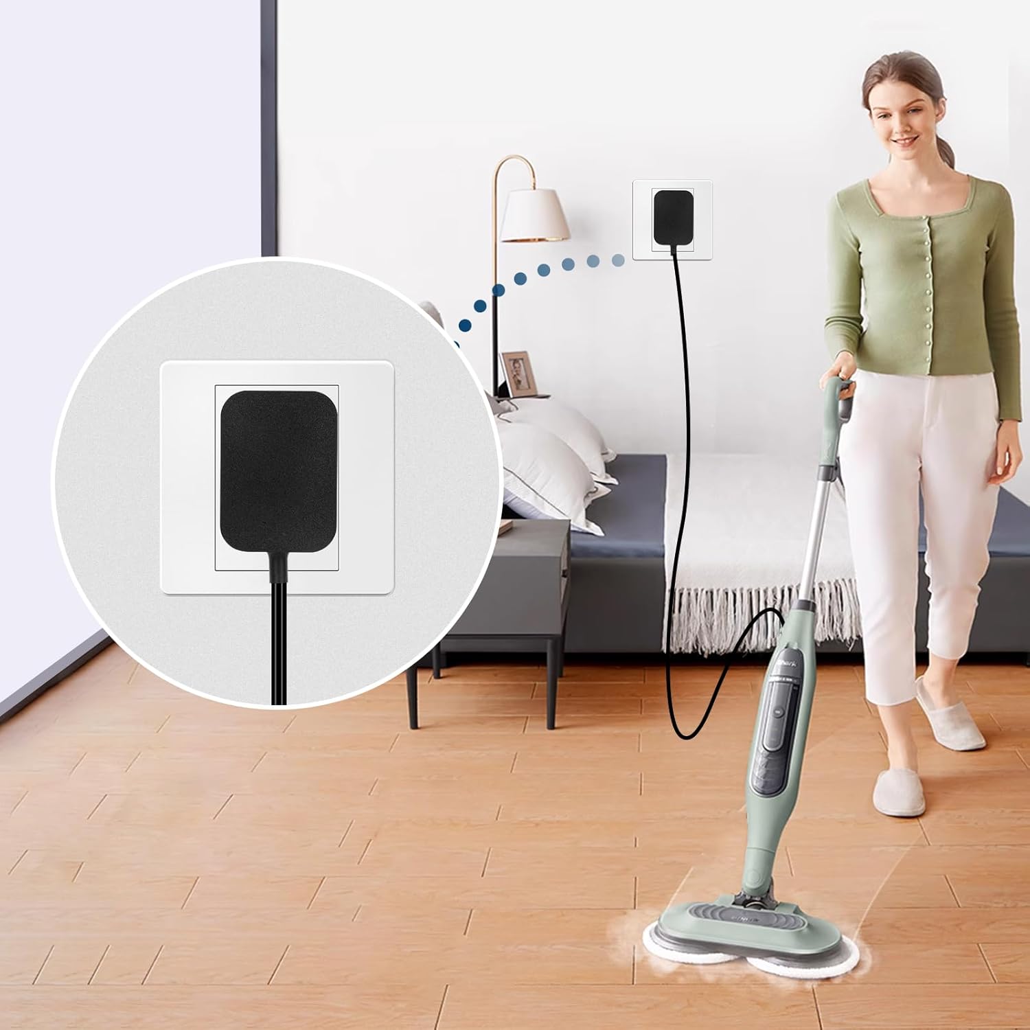 Shark Vacmop Charger 18 Meter Replacement for VM200 VM190 Series