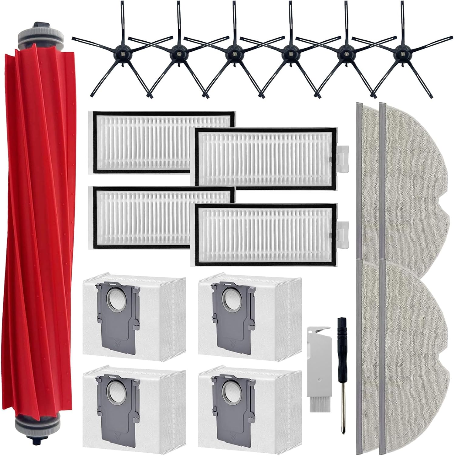 21 Pcs Roborock Q7 Q7 Max Vacuum Parts Replacement Kit