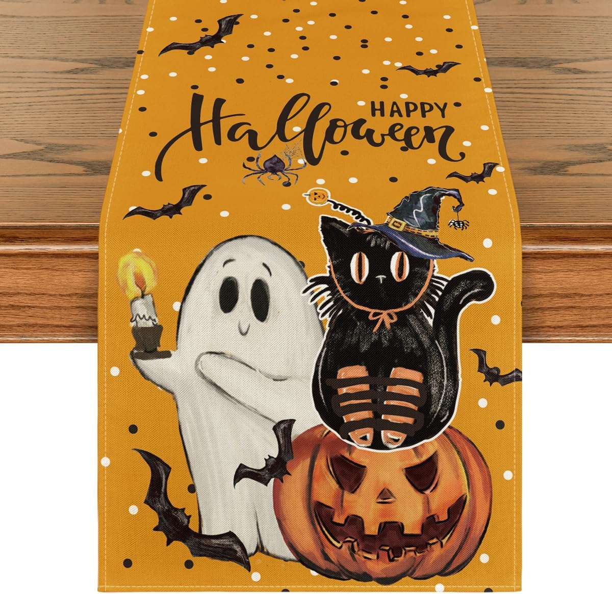 Artoid Mode Halloween Table Runner 13x72 Inch