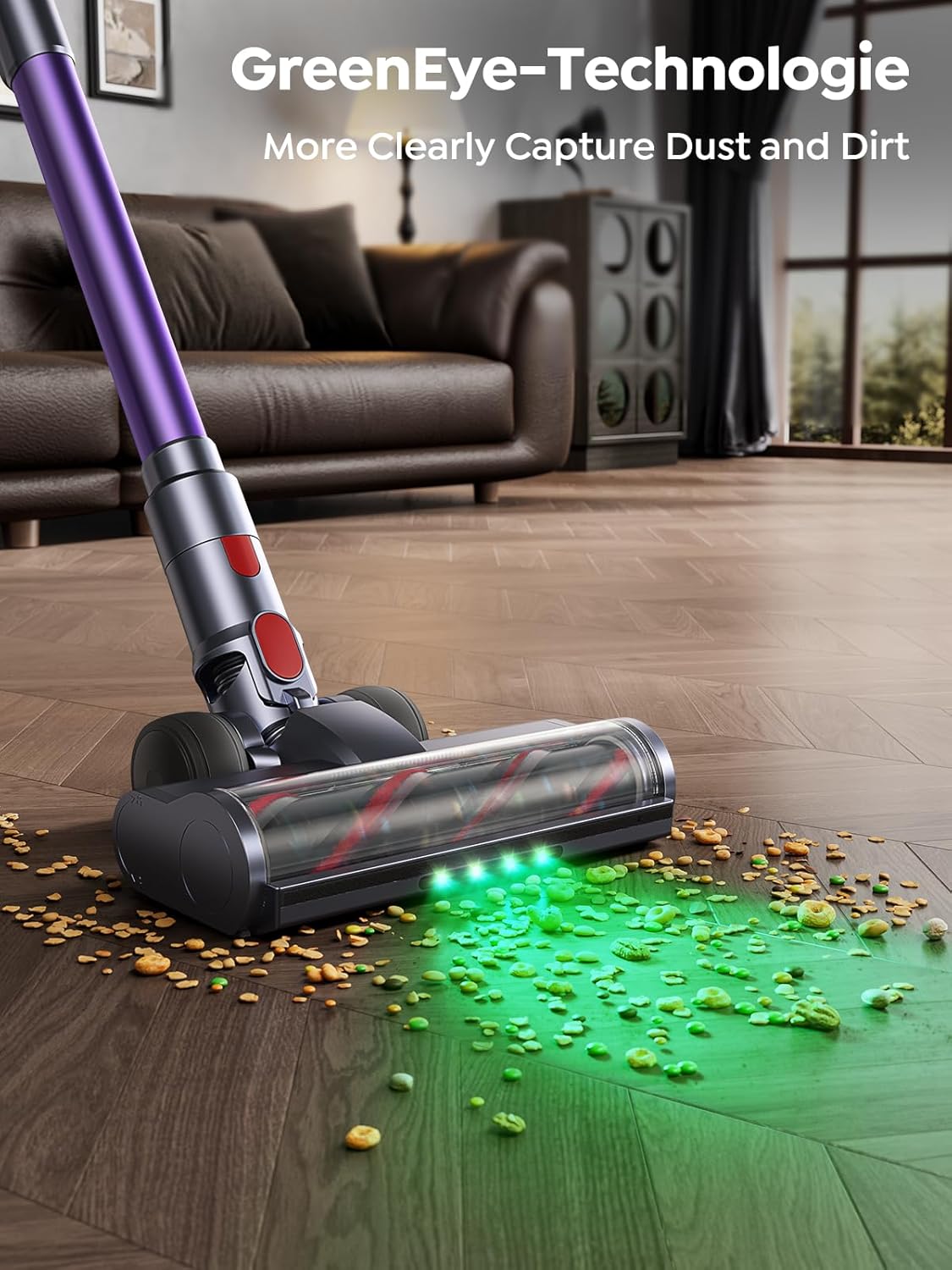 SMOTURE Cordless Vacuum Cleaner 550W 45KPA 60 Mins Runtime 1