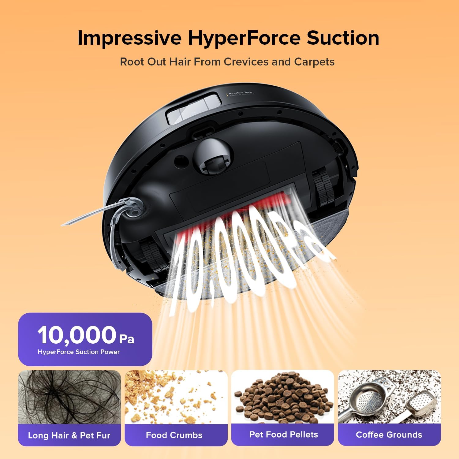 Roborock Q10 S5 Robot Vacuum and Mop Cleaner Black