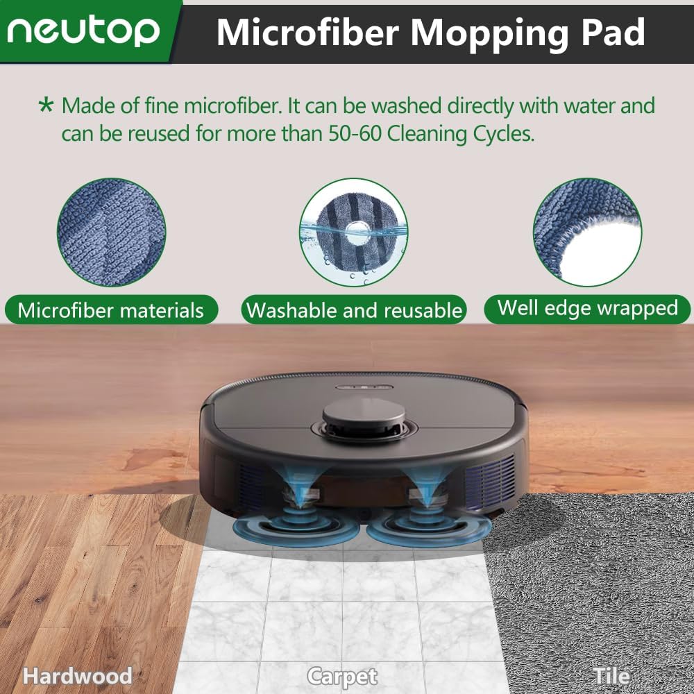 Neutop Replacement Parts for eufy X10 Pro Omni Robot Vacuum
