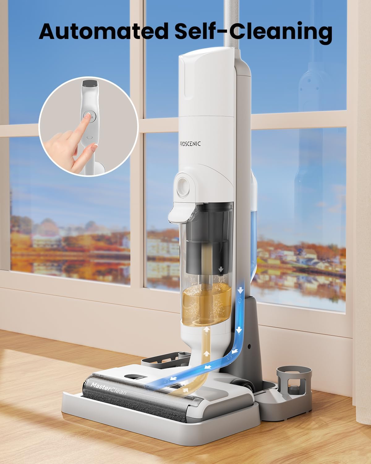 Proscenic F10 Pro Cordless Wet Dry Vacuum Cleaner