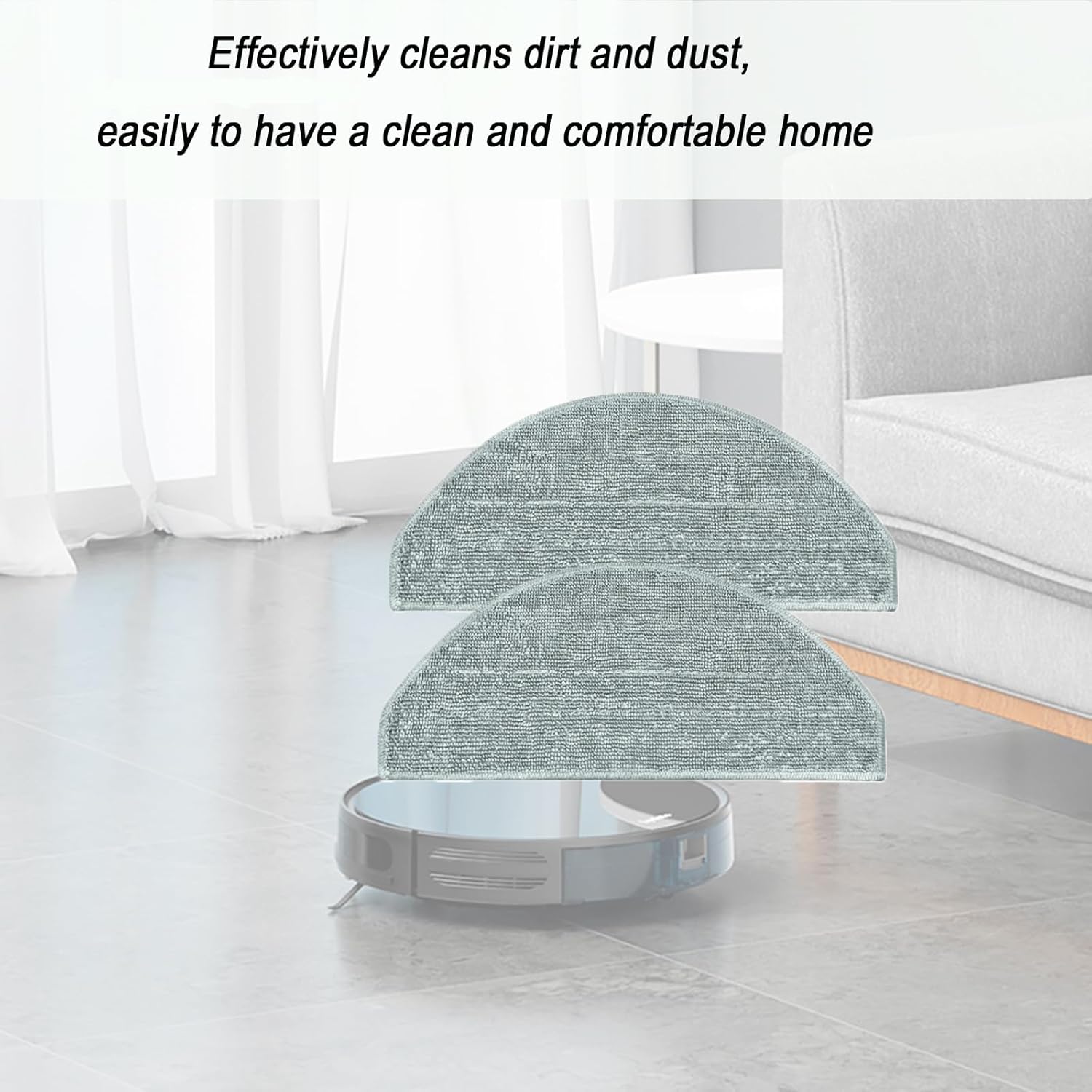 Frexusuent Mop Pad Replacement for iRobot Roomba Combo Essential Y0110 Y0140 Q0120