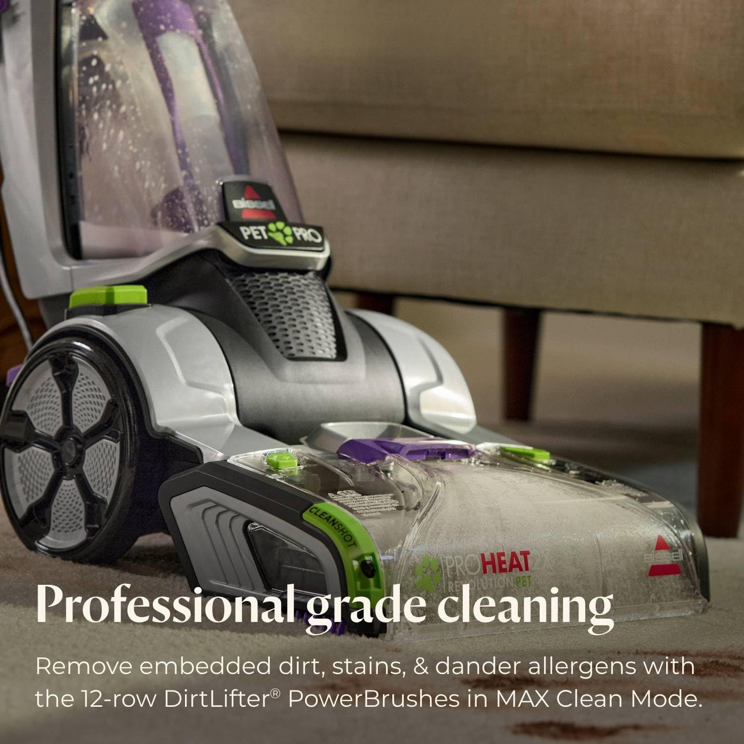 Bissell ProHeat 2X Revolution Pet Pro Plus 3588F Upright Deep Cleaner