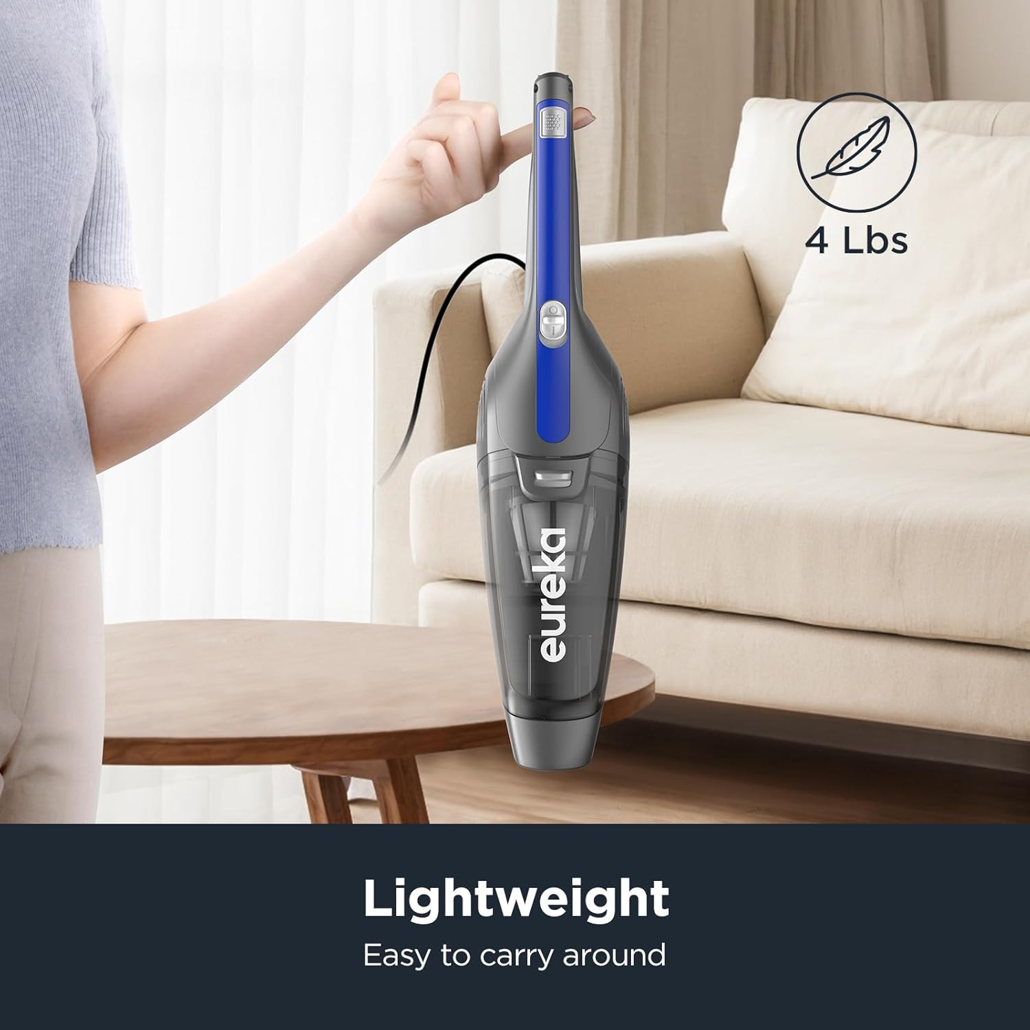 Eureka NES312 Corded Stick Vacuum Cleaner Blue 3-in-1