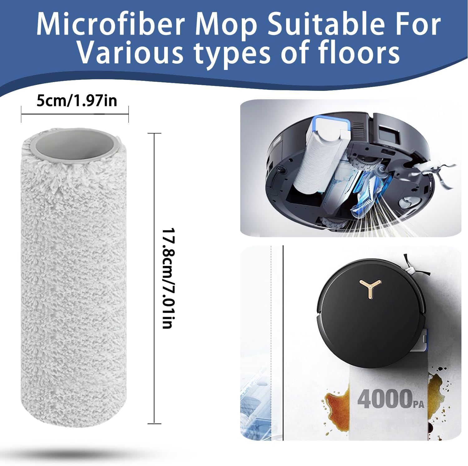 Replacement Accessories Kit for Ecovacs T80 Omni Pro Vacuum Cleaner