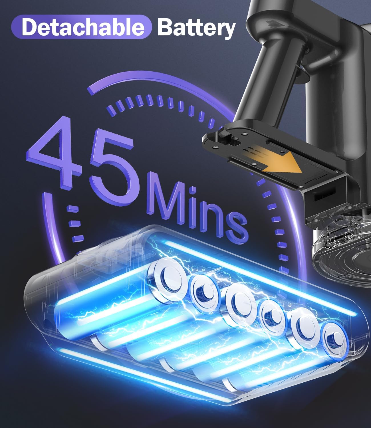 Natrogix A40 Cordless Stick Vacuum Cleaner 450W 40Kpa